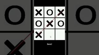 TicTacToe Game Using Python 🔥 python gaming shorts [upl. by Anelis]