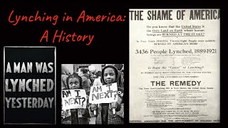 A History of Lynching in America [upl. by Trub]