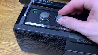 Sony CFSW301 Boombox Review [upl. by Rennoc]