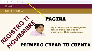 Inicia el Registro de Becas Rita Cetina 11 de Noviembre 2024 [upl. by Dranal56]