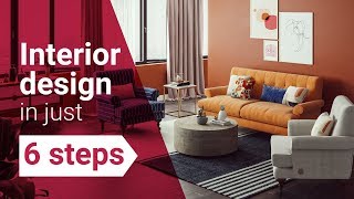 Get Your Home Interiors Done In Just 6 Steps [upl. by Idyh]