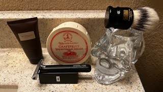 OneBlade “The Element” TOBs Grapefruit Simpson Chubby 2 Synthetic amp Burberry London Aftershave [upl. by Cristal]