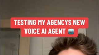 Testing My Agency’s New Voice AI Agent [upl. by Anil]