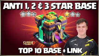 After Update 10 New Base Best Th14 War Base With Link 2024  Th14 War Base  Th14 New Base CWL coc [upl. by Jerrine476]