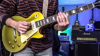 Autumn Leaves Solo Guitar with Gibson Les Paul P90 Goldtop [upl. by Liew]