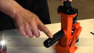 ESCO Pneumatic Bead Breaker Description Video Model 20429 [upl. by Evante591]