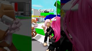 KIND STRANGER❤️helps EIVA and MOM roblox robloxstory brookhavenrp youtubeshorts shorts love [upl. by Nerhe534]