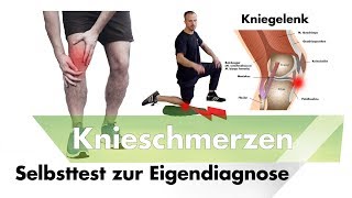 Knieschmerzen unter der Kniescheibe  Patellaspitzensyndrom Selbsttest  jumpers knee [upl. by Notsuoh]