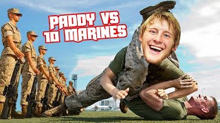 UFC vs USMC  Paddy the Baddy Takes On The Marines [upl. by Ruford217]