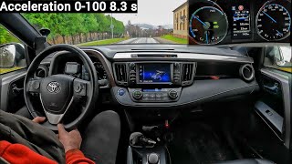 Toyota Rav4 25L Facelifting 197 HP POV Test Drive 26 [upl. by Caitrin45]