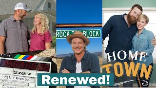 HGTV Shows Renewed for 2025 From Fixer to Fabulous to Home Town hgtv [upl. by Eltsyrk]