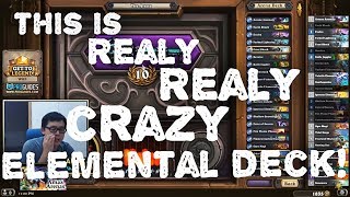 Hearthstone Arena  Amaz This is realy realy crazy elemental deck [upl. by Un]