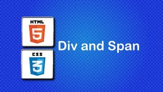 HTML5 and CSS3 Beginner Tutorial 19  Div and Span [upl. by Freda335]