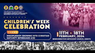 Childrens Week Thanksgiving Service 18th February 2024 [upl. by Blas269]