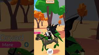 Taming  Catching a Dryad horse in Horse Valley on Roblox shorts HorseValley [upl. by Baoj167]