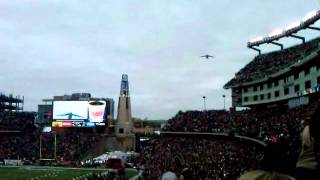 Pregame Flyby Patriots vs Ravens AFC Championship 2012 [upl. by Oicanata]