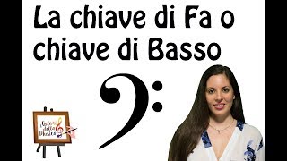 Lezioni Solfeggio 4  La chiave di Fa o chiave di Basso [upl. by Atived]