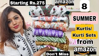 😃 Amazon KurtiKurti Set Haul Starting Rs279 Amazon PartywearOfficewear Kurtisetc❤️lAmazon Haul [upl. by Albin342]