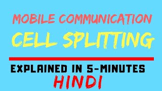 Cell Splitting Easiest Explanation Ever With Scenario Example  Mobile Communication HINDI [upl. by Aicilf]