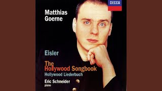 Eisler The Hollywood Songbook 1943  An eine Stadt HölderlinFragmente [upl. by Flori]