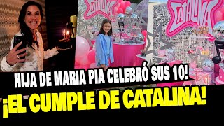 HIJA DE MARIA PIA  CATALINA CUMPLIÓ 10 AÑOS ¡ASÍ LA SORPRENDIERON POR SU DÍA [upl. by Helsie873]