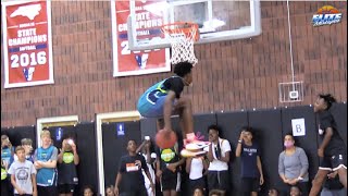 61 Treymane Parker SHUT DOWN THE GYM Dunks OVER 6’10 Quincy Miller [upl. by Greabe]