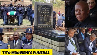 Tito mboweni funeral service [upl. by Ecinnej]