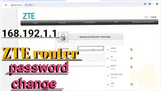 zte router password change  How to change zte wifi password change ztewifiTechnicalDhrub [upl. by Mariele]