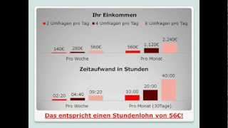 Bezahlte Online Umfragen  Nebenverdienst bis zu 100€ pro Stunde [upl. by Rosenblast811]