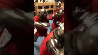 Eddie Hall 5v1 Medieval Knight Fist Fighting [upl. by Gregorio]