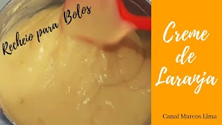 CREME DE LARANJA PARA RECHEAR BOLOS  2°PARTE BOLOCOMPLETO [upl. by Langley]