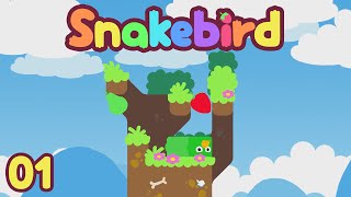 Snakebird 01 Puzzles Are Fun Levels 16 [upl. by Wolfy418]