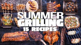 15 MUSTMAKE GRILLING RECIPES FOR THE SUMMER WE GOT A LITTLE CRAZY  SAM THE COOKING GUY [upl. by Lilian]