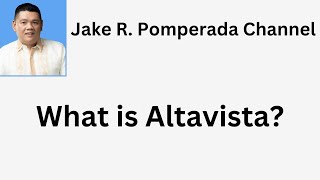 What is Altavista [upl. by Analed]