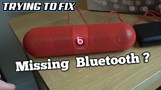 Missing Bluetooth on BEATS PILL 10 Speaker  REPAIR VIDEO [upl. by Town]