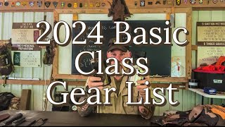 Basic Class Gear List 2024 EXPLAINED [upl. by Qidas992]