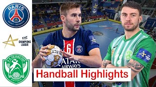 PSG Handball 🆚 Eurofarm Pelister Handball Highlights EHF Champions League 2024 [upl. by Noak]