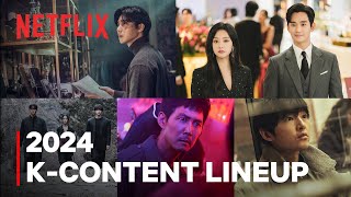 Korean shows and movies coming to Netflix in 2024  KContent Lineup ENG SUB [upl. by Lashonda]