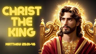 ✝️ Matthew 253146 CHRIST THE KING 👑  PARABLE of the SHEEP amp GOATS  AI ANIMATION [upl. by Kristof]