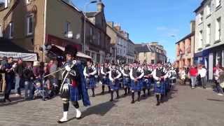 Parade For The Opening Of The High Street Kinross Perthshire Scotland [upl. by Cutty10]