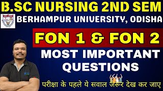 Berhampur University Odisha  fundamentals of nursing imp questions  BSc Nursing 2nd sem 2024 [upl. by O'Toole61]