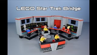 Playmations LEGO Star Trek Bridge MOC And Minifigure Show Case [upl. by Primrose855]