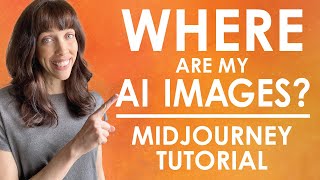 How to Find Your Images in MidJourney AI Discord [upl. by Jamey]