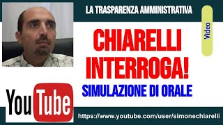 Chiarelli interroga  La trasparenza amministrativa 2522022 [upl. by Petromilli]