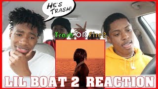 LIL BOAT 2 ALBUM REVIEW WITH LIL YACHTY HATER  TRASH OR FIRE [upl. by Sicular]