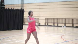 Perfecting the Netball pass  The Movelat Netball Academy with the England Netball Team [upl. by Chansoo]