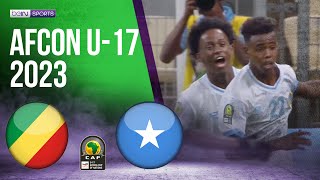 Congo vs Somalia  AFCON U17 HIGHLIGHTS  05022023  beIN SPORTS USA [upl. by Nitsuj]