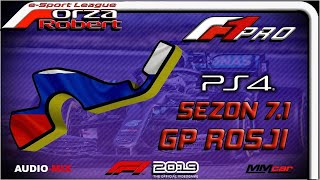 ForzaRobert eSport League S71 F1 PRO GP Rosji [upl. by Anawaj]