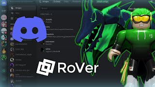 ✅Como verificarse con el bot Rover ⚙🔧 en Discord❌ ACTUALZIADO [upl. by Nwahsel664]