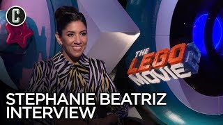 Stephanie Beatriz Interview LEGO Movie 2 [upl. by Eilime192]